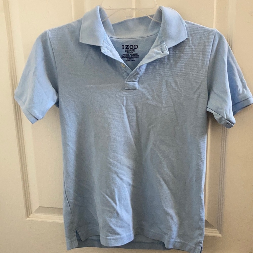 Boys iZod polo shirt large